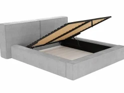 Vente-unique Canapé abatible 180 x 200 cm de pana + colchón - TIMANO