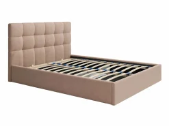 Vente-unique Canapé abatible 160 x 200 cm de terciopelo color con colchón - MIRDAL