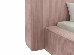 Discount Canapé abatible 180 x 200 cm de pana + colchón - TIMANO Cama Terciopelo