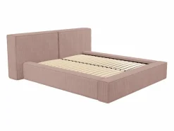 Outlet Vente-unique Canapé abatible 180 x 200 cm de pana - TIMANO Rosa