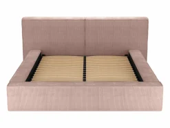 Outlet Vente-unique Canapé abatible 180 x 200 cm de pana - TIMANO Rosa