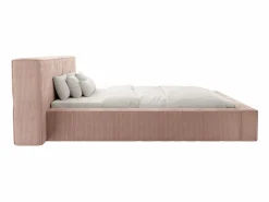 Outlet Vente-unique Canapé abatible 180 x 200 cm de pana - TIMANO Rosa