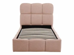 Vente-unique Canapé abatible 90 x 190 cm en tela texturizada color - DILUDO