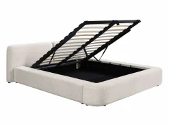 Best Canapé abatible 140 x 190 cm en tela - JUDALO de Cama Con Canapé|Cama Con Almacenaje