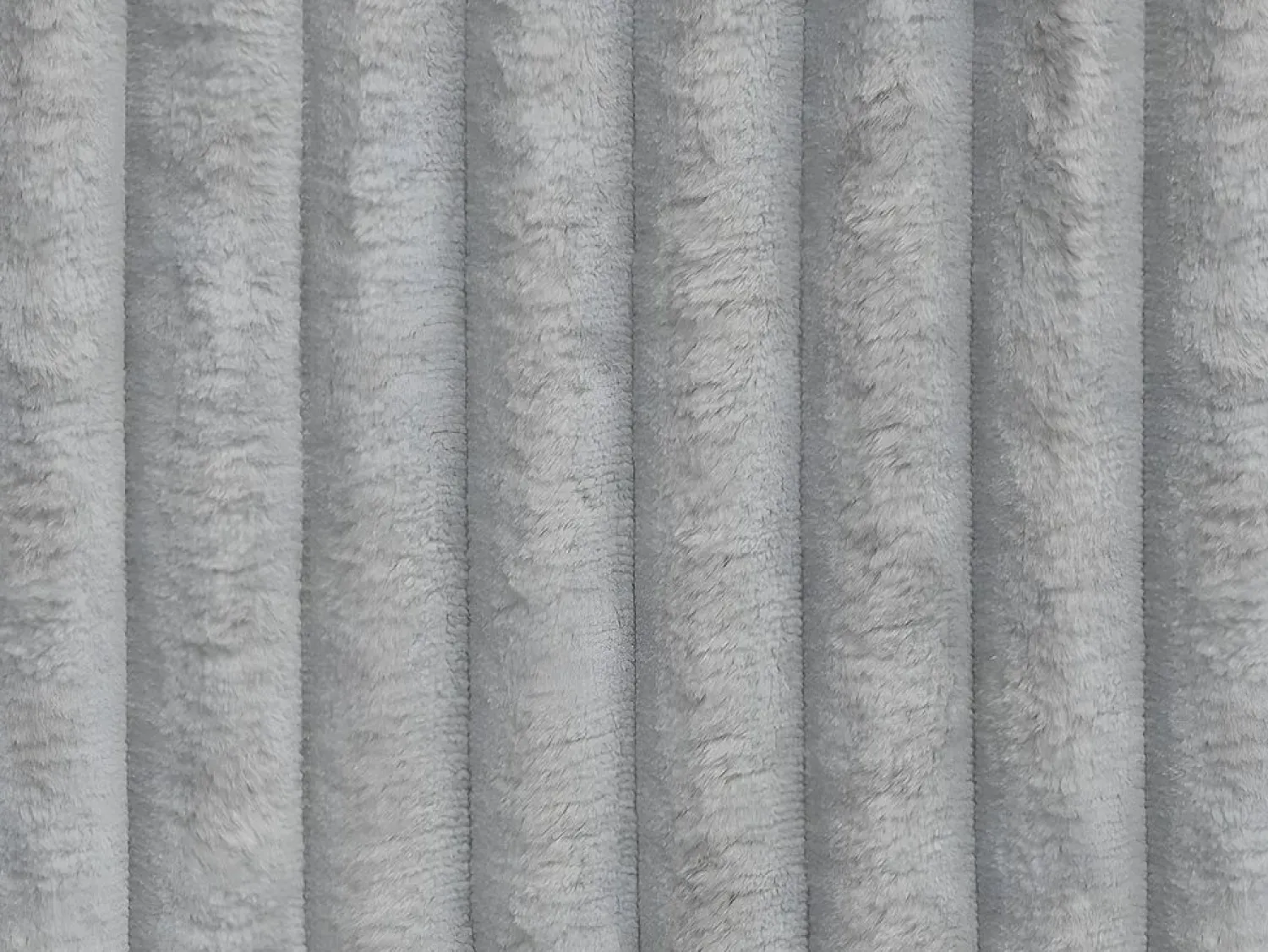 Best Vente-unique Canapé abatible 140 x 190 cm en terciopelo grueso acanalado - TIMANO de Pascal Morabito Gris claro