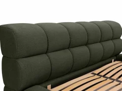 Hot Vente-unique Canapé abatible 180 x 200 cm tela - FORVIK de Pascal Morabito Verde