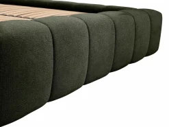 Hot Vente-unique Canapé abatible 180 x 200 cm tela - FORVIK de Pascal Morabito Verde