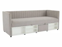 Hot Canapé abatible banco 80 x 200 cm de tela y en color - LAOZIA Cama Diván|Cama Infantil