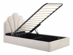 Vente-unique Canapé abatible concha 90 x 190 cm tejido - CORALUNO