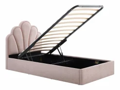 Best Canapé abatible concha 90 x 190 cm tela - CORALUNO Cama Con Canapé|Cama Con Almacenaje