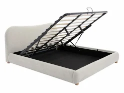 Vente-unique Canapé abatible de 180 x 200 cm de tela color - VANARI