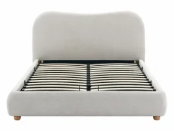 Vente-unique Canapé abatible de 140 x 190 cm de tela en color + colchón - VANARI
