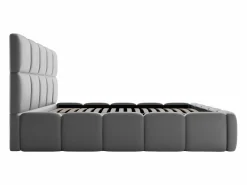 Canapé abatible de 160 x 200 cm de tela efecto cuero - DAMADO de Pascal Morabito Cama Con Canapé