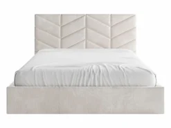 Vente-unique Canapé abatible de 180 x 200 cm de tela texturizada - JUSTANI