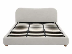 Discount Canapé abatible de 180 x 200 cm de tela color + colchón - VANARI Cama Con Canapé|Cama Con Almacenaje