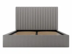 Vente-unique Canapé abatible de 160 x 200 cm con cabecero de pana - SARAH