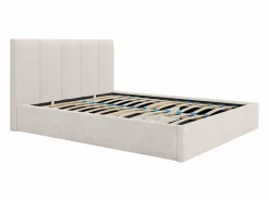 Vente-unique Canapé abatible de 180 x 200 cm cabecero con costuras verticales tela + colchón - KILACLO