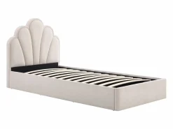 Discount Vente-unique Canapé abatible de concha 90 x 190 cm tela + colchón - CORALUNO Beige