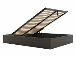 Hot Ysmée Canapé abatible de tela - 140 x 190 cm - - PONTOS de YSMÉE Gris antracita