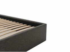 Hot Ysmée Canapé abatible de tela - 140 x 190 cm - - PONTOS de YSMÉE Gris antracita