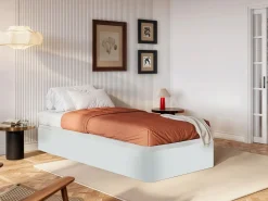 Clearance Ysmée Canapé abatible HESTIA YSMEE mate 90 x 190 cm Blanco