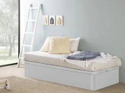 Clearance Ysmée Canapé abatible HESTIA YSMEE mate 90 x 190 cm Blanco