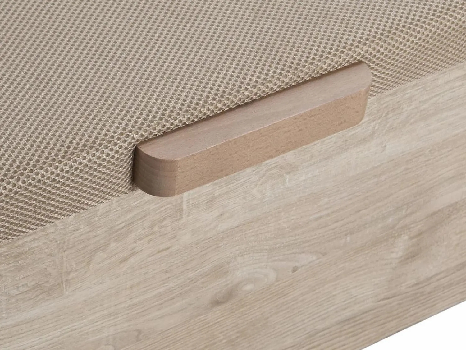 Outlet Canapé abatible90 x 200 cm - Natural claro - HESTIA de YSMÉE Somier Con Canapé