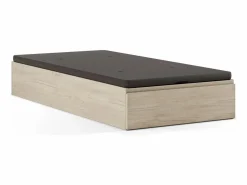 Hot Ysmée Canapé cama con cajón 90 x 200 cm - Natural claro - HESTIA de YSMÉE Color natural claro