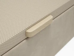 Outlet Ysmée Canapé con somier 160 x 200 cm - Tela - CENOVAS de YSMÉE Beige