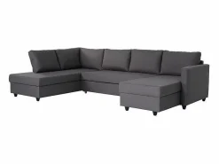 Clearance Canapé d'angle panoramique convertible - Tissu - L 292 x P 187 x H 86 cm - CATS Sofá Xxl