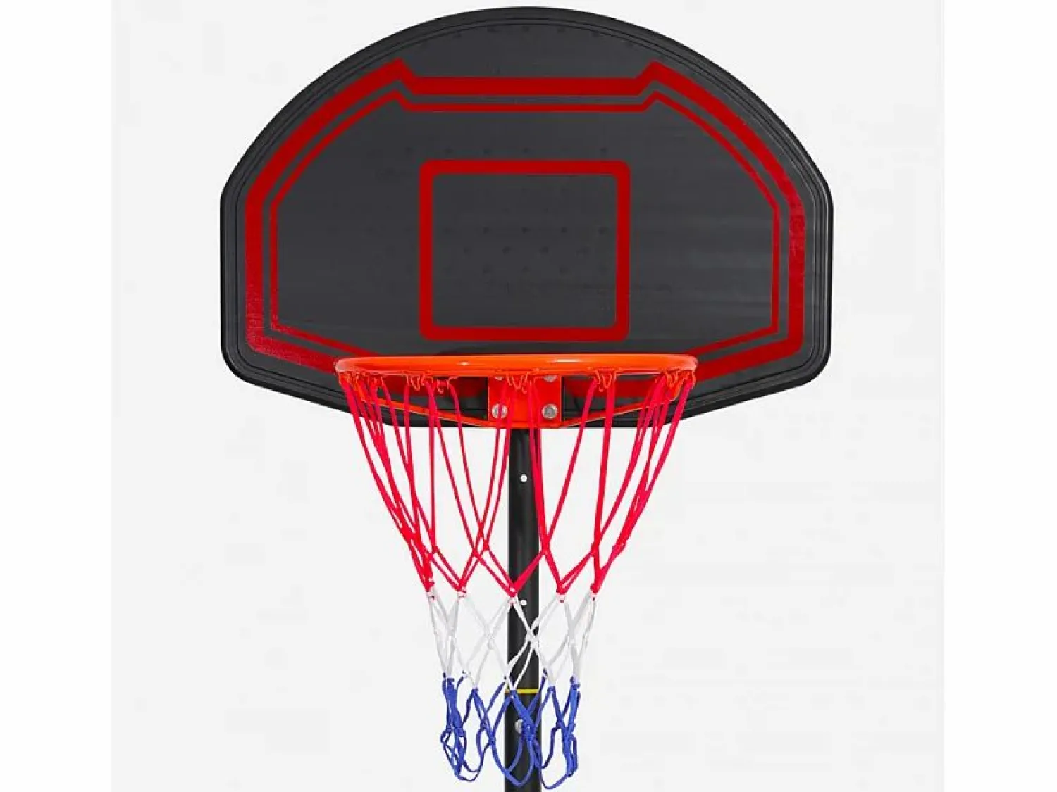 Clearance AHD Canasta de baloncesto portátil y regulable en altura 160-210 cm LA Multicolor