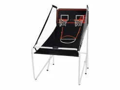Hot Canasta de Baloncesto SucceBuy, Juego Arcade de Baloncesto Plegable de Doble Tiro para Interiores, 2 Jugadores, 4 Pelotas Cesta De Baloncesto
