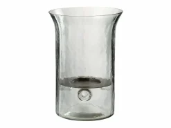 Hot J-Line Candelabro de vidrio de 19x19x27 cm. Transparente