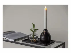 ebuy24 Candelabro Ulricehamn con luz LED negra.