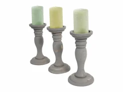 Sale Candelero H361 (juego de 3), Portavelas Y Vela