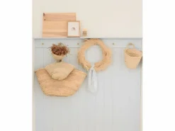 New DECOWOOD Capazo de esparto natural de 50x35x35cm - MENORCA - Beige