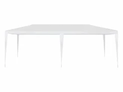 Discount Carpa de recepción blanca de polietileno de 3 x 6 m Blanco