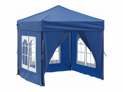 Carpa para fiestas plegable con paredes laterales 2x2 m ES921111