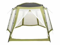 Clearance Carpa para piscina de tela 500x433x250 cm ES191145 Verde
