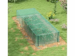 Best Carpa protectora para plantas con puerta con cremallera y malla antiinsectos para exteriores, color (125 x 373 x 62,5 cm) Invernadero De Jardín