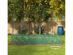 Best Carpa protectora para plantas con puerta con cremallera y malla antiinsectos para exteriores, color (125 x 373 x 62,5 cm) Invernadero De Jardín
