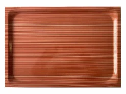 Don Hierro Carrito auxiliar plegable con ruedas - Estructura metálica blanca, 2 estantes laminados color Rayas adas – 72*66*43 cm - BAUHAUS