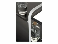 Don Hierro Carrito auxiliar plegable con ruedas - Estructura metálica blanca, 2 estantes s laminados – 72*66*43 cm - BAUHAUS