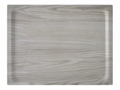 Don Hierro Carrito auxiliar plegable con ruedas - Estructura metálica gris, 2 estantes laminados color Fresno – 72*66*43 cm - BAUHAUS