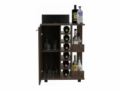 New Carrito de Bar, Bar Cart, con botellero y ruedas Mueble Bar
