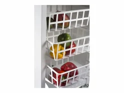 Best Don Hierro Carrito de cocina, carrito verdulero - color Blanco, Inox, Cerezo - 93*48*34 cm - KARA Marru00f3n chocolate