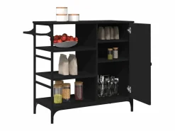 vidaxl Carrito de cocina madera de ingeniería 87,5x38,5x84,5 cm