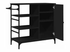 vidaxl Carrito de cocina madera de ingeniería 87,5x38,5x84,5 cm
