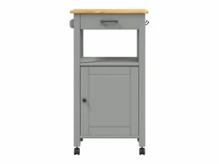 Hot Carrito de cocina MONZA madera maciza de pino 48x40x88,5 cm Mueble Camarera