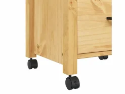 New Carrito de cocina MONZA madera maciza de pino 48x40x88,5 cm Mueble Camarera